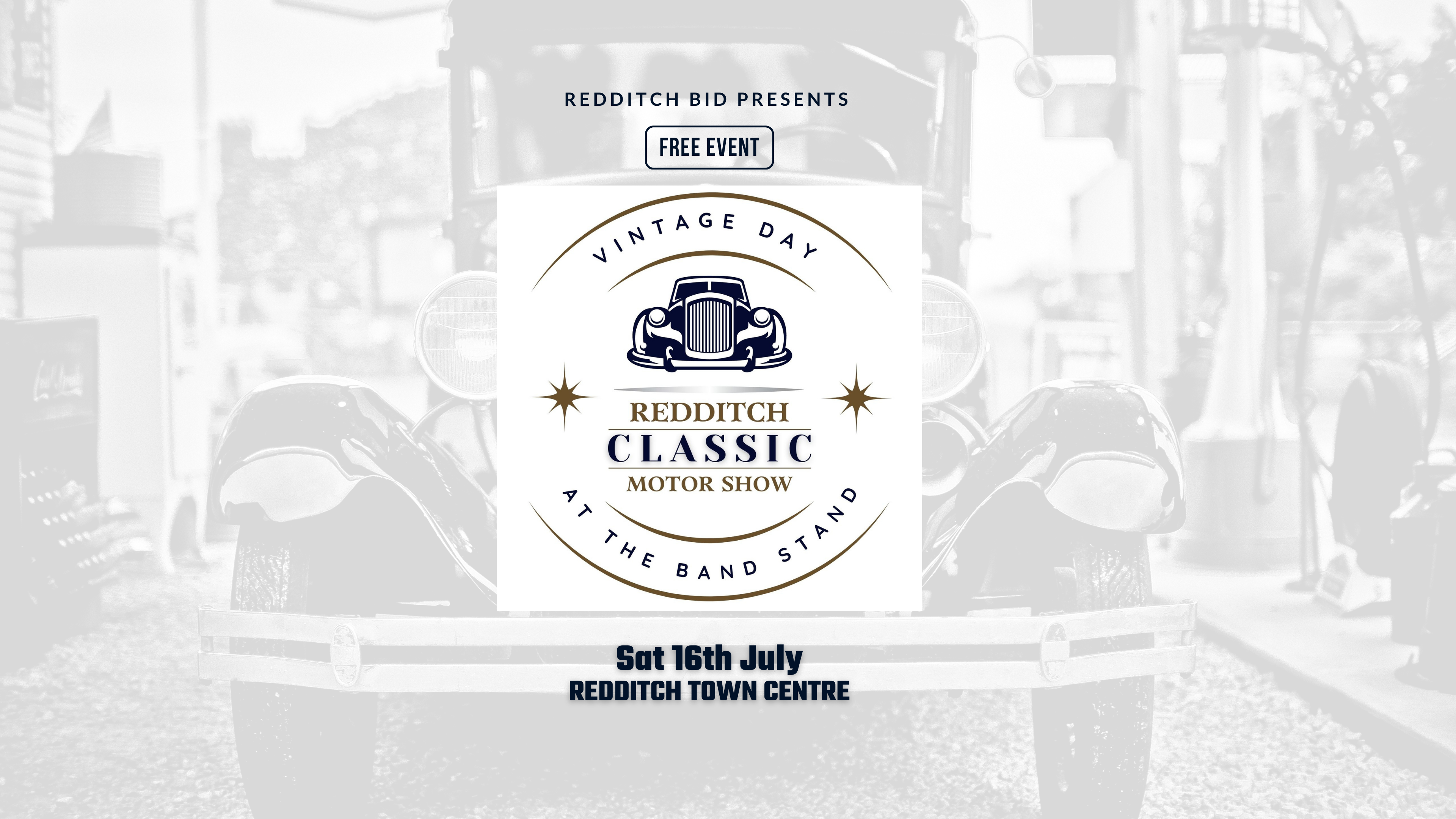 The Vintage Day at the Band Stand event is set to return bigger and better as “Redditch Classic Motor Show” this July.