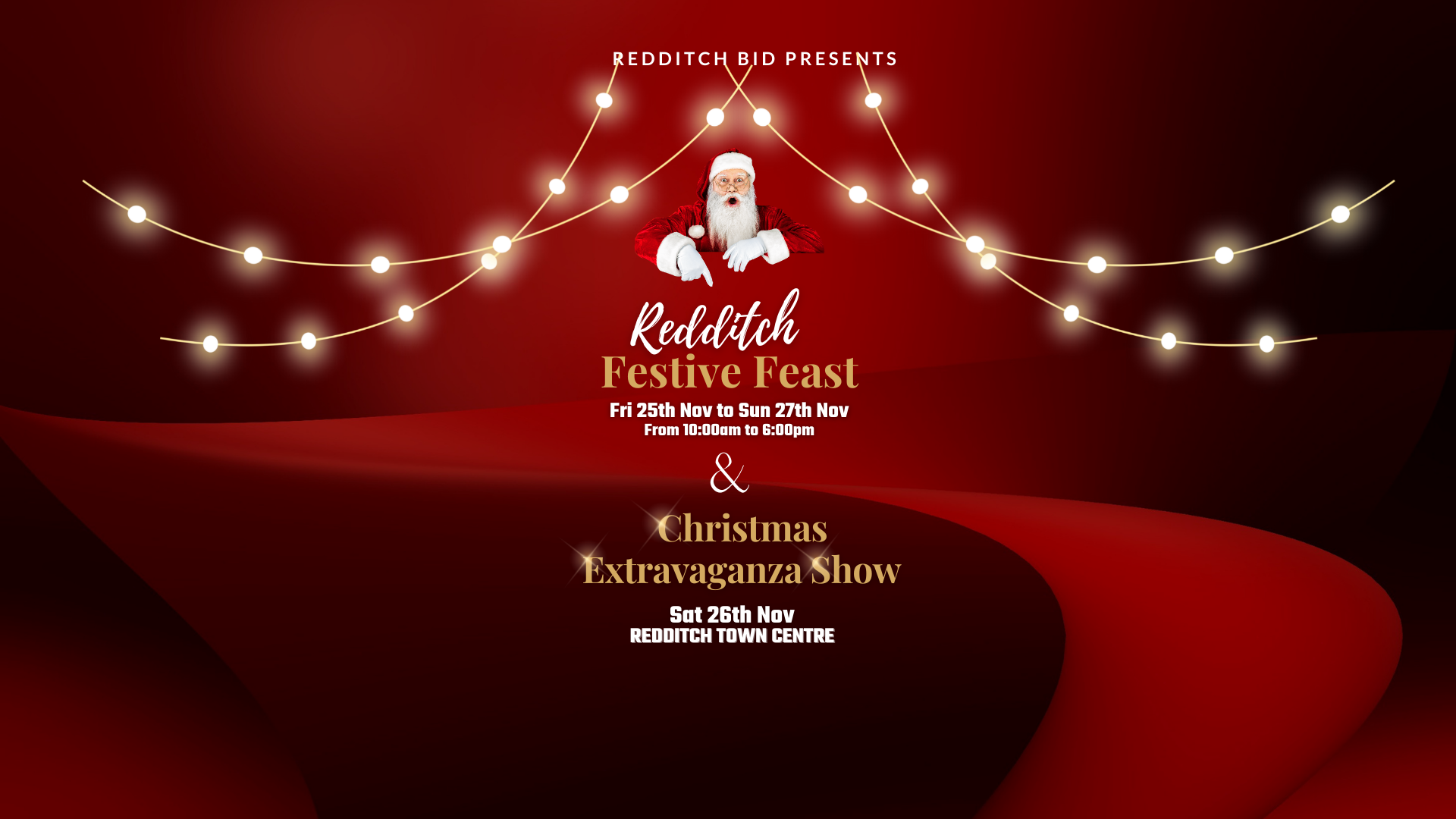 Redditch Festive Feast and Christmas Extravaganza Show returns to Redditch this November.